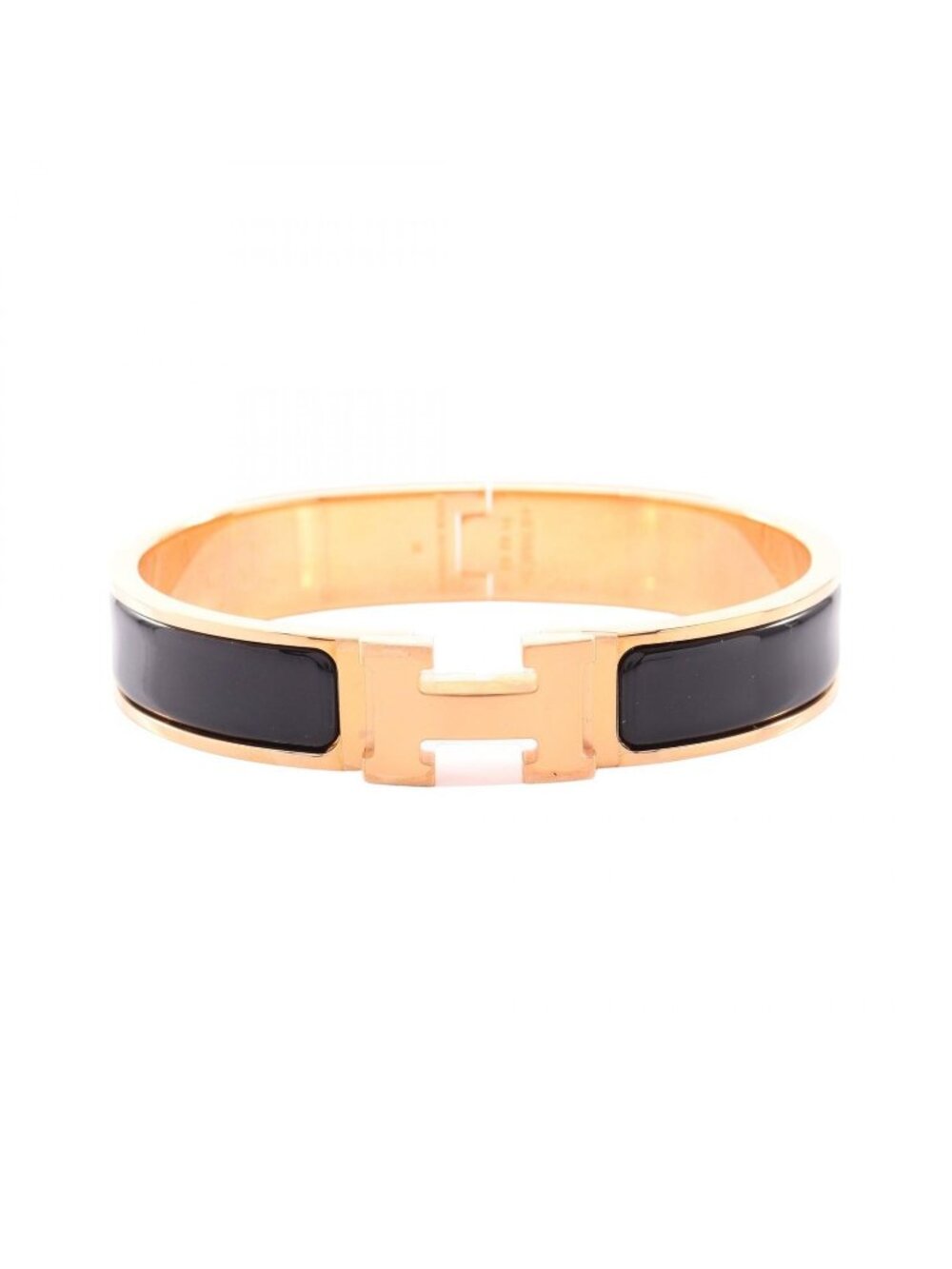 Hermes Bure Clic H Enamel Bracelet